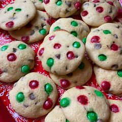 A picture of Santa cookies.