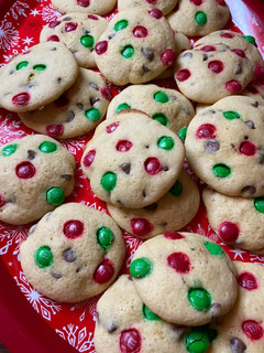 A picture of Santa cookies.
