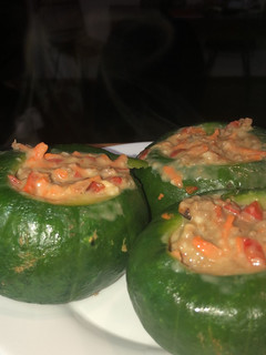 Una foto de Zapallitos rellenos