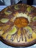 Budín de mandarina y chocolate