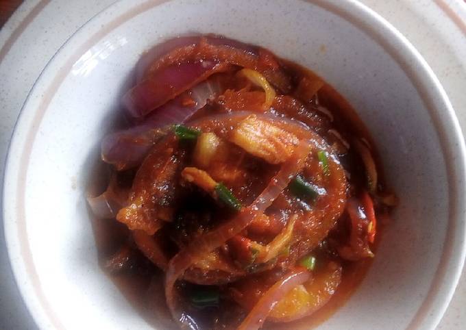 Onion-shredded Chicken Sauce Recipe