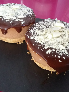 Una foto de Cheesecake de mousse de chocolate