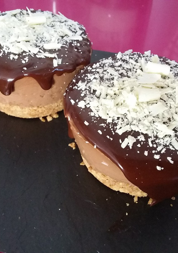 Una foto de Cheesecake de mousse de chocolate