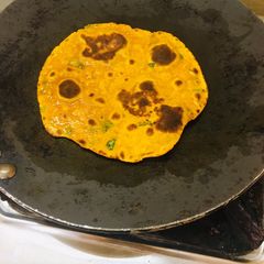 A picture of Methi Thepla.