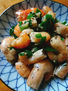 蒜香椒鹽泰國蝦 的食譜成品照片
