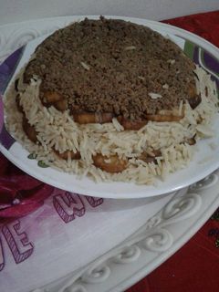 صورة لوصفة مقلوبة باذنجان