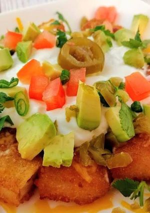A picture of Fish Stick Nachos.