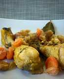Muslos de pollo en escabeche