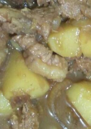Foto resep Semur daging vs kentang