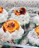Cupcakes veganos de naranja