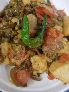 A picture of Mixed vegetables.