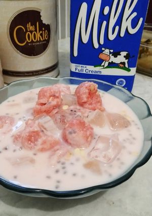 Foto resep Es semangka susu