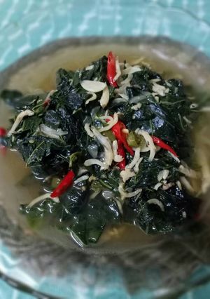 Foto resep Tumis daun singkong teri medan