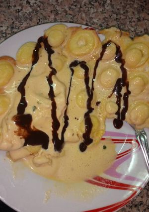 صورة لوصفة وافل الايسكريم