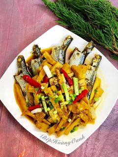 Hình của món Cá Nục Kho Măng.