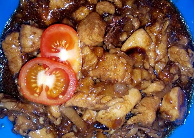 Ayam teriyaki sederhana