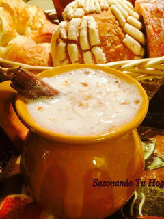 Una foto de Atole de coco😋😋