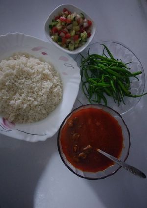 عکسی از دستور بفرمایید چلو گوشت