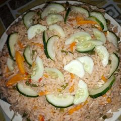 Jollof rice A picture of Jollof rice.
