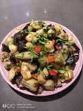 Eggplant and Tofu Mix