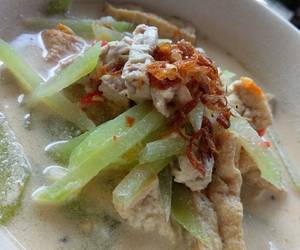 Siap Saji Lodeh Trio Labu siam, Tahu, dan Tempe Gurih Mantul