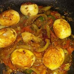 Egg curry A picture of Egg curry.