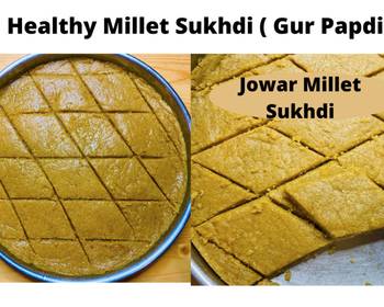 Easy Cooking Recipe Healthy Jowar Sukhdi GorPapdi Delicious and Healthy