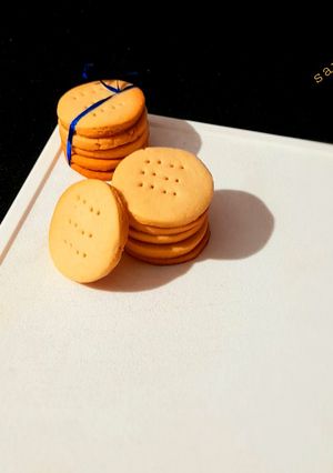 A picture of Vanilla shortbread cookies.