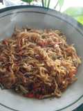 Mie goreng pedas sederhana. (Mie setan)