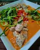 GAZPACHO Con Tallarines de Calabacín...!