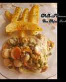 Pollo al Casancrem con Papas Rústicas