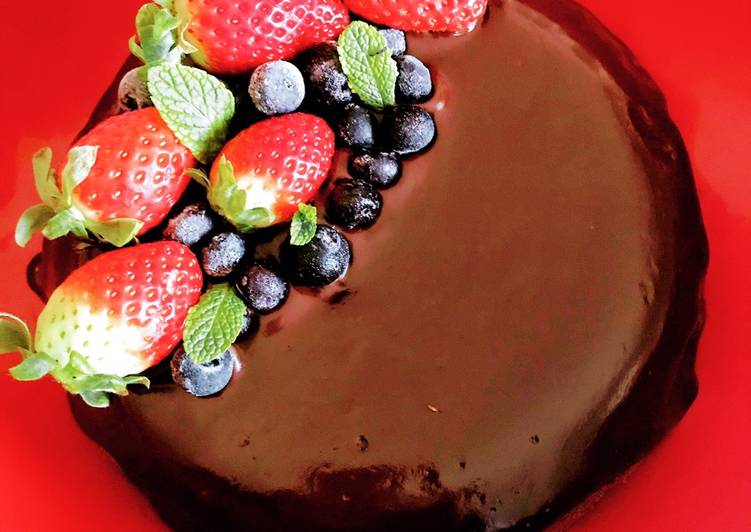 Tarta de chocolate con 2 ingredientes
keto