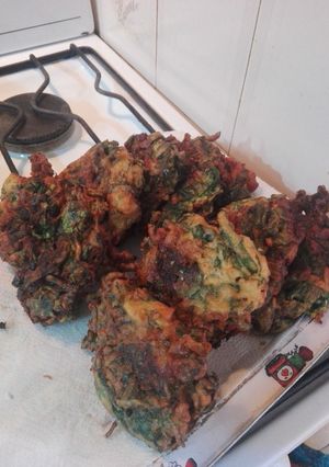 Una foto de Buñuelos de acelga soufflé