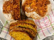 Una foto de pan de camote