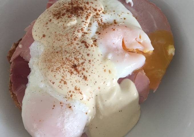 Step-by-Step Guide to Prepare Homemade Eggs benedict with mock hollandaise