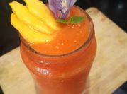 A picture of pineapple and coconut