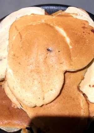 Une photo de Pancakes vegan aux pépites de chocolat
