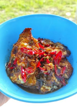Foto resep Telor ceplok bumbu kecap