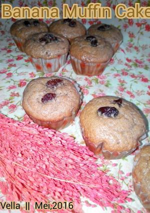 Foto resep Banana Muffin Cake