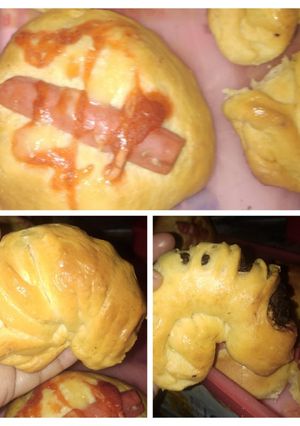 Foto resep Roti sosis dan roti isi coklat