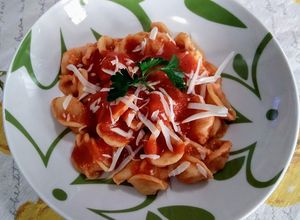 Foto di Orecchiette pomodoro e cacioricotta