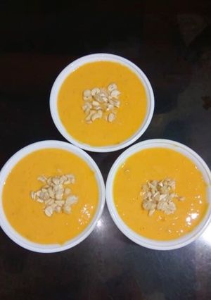 A picture of Mango flavoured Rabri.
