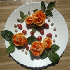 A picture of Apple Roses.