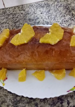 صورة لوصفة كيك بذوق البرتقال 🍊