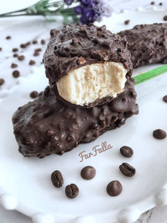 صورة لوصفة آيس كريم بالقهوة والشوكولاتة 🍫☕️