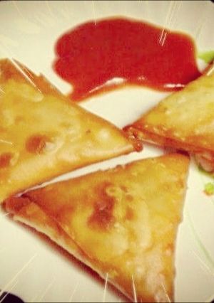 A picture of Vegetable samosy.