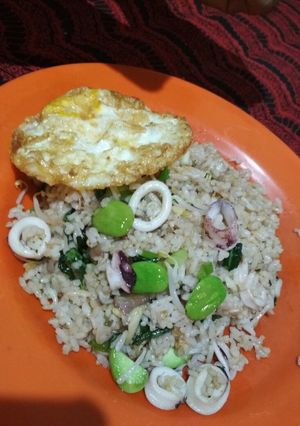Foto resep Nasi goreng cumi pete