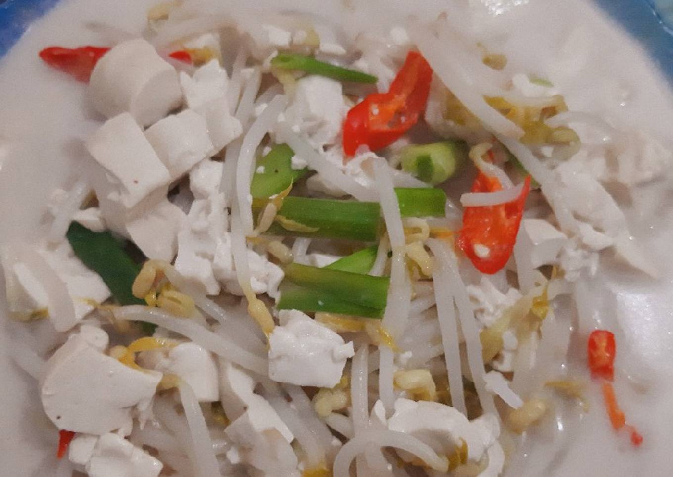 Sayur manis tahu+ touge