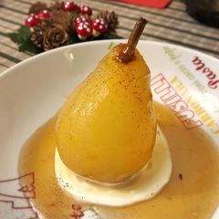 A picture of Poached Pears.