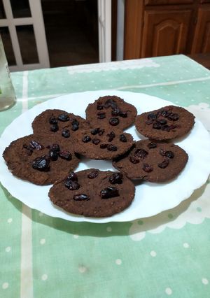 Una foto de Galletitas de chocolate (veganas, de lentejas y harina de arroz)